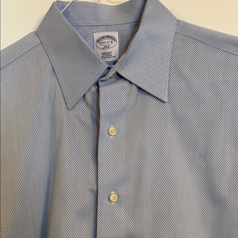 Brooks Brothers Blue Dress Shirt Versatile Elegance